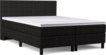 Boxspring Basic - 140x200 cm - Pocketvering - Stof Zwart