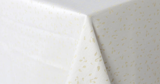 Damast Tafelkleed Rio Goud, 300x160cm, De Witte Lietaer
