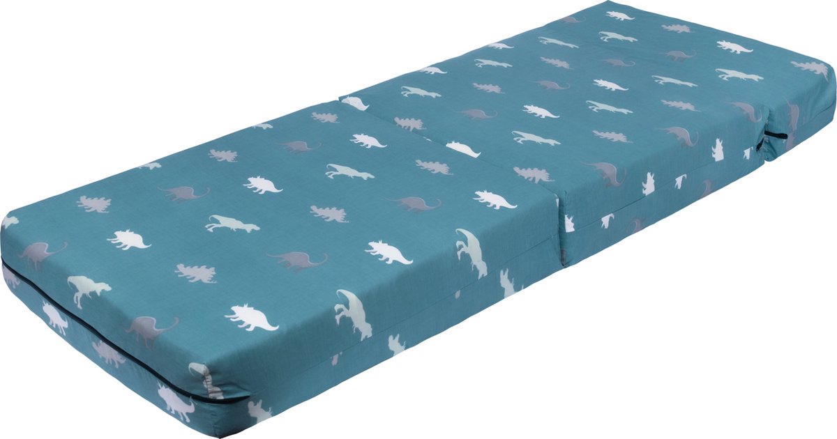 Kids Opvouwbare Matras - Logeermatras Opvouwbaar - Zetelbed - Kinderen Vouwmatras - Kinder Opvouwbaar Matras 1 Persoons - Logeerbed voor Kinderen