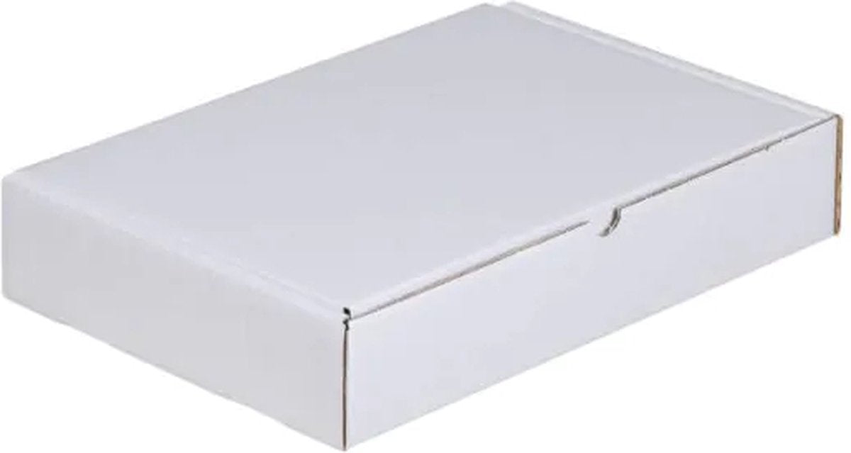 25 x witte postdozen 31x22x6cm A4-formaat / verzenddozen / postdoos wit /