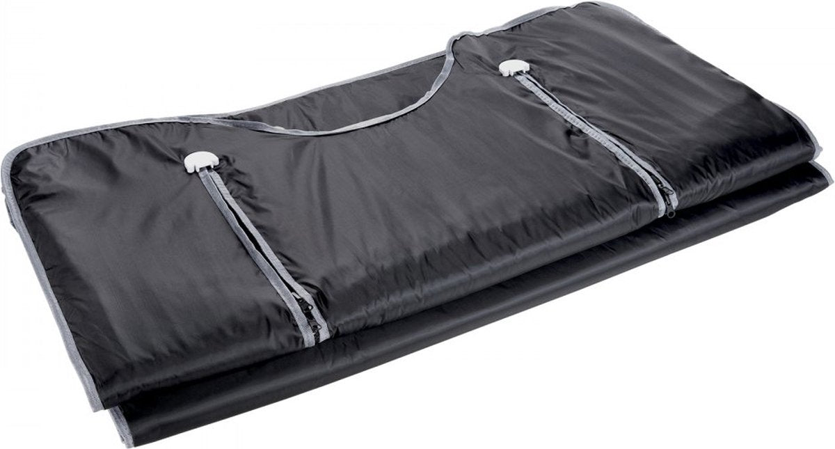 390W infrarood saunadeken 1800x800mm saunadeken 1-6 niveaus (35°C-85°C) infrarooddeken 40 minuten vetverbranding verwarmde deken 5 lagen veilige materialen verwarmingsmat voor lichaamsafslanking fitness