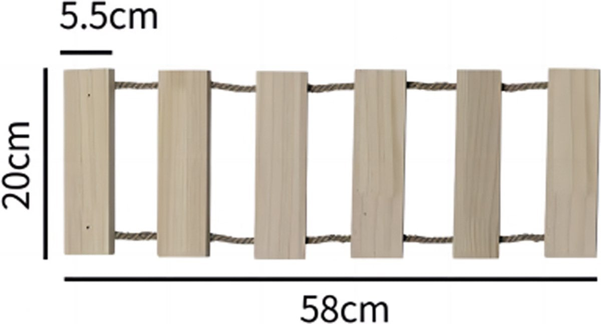 Wall Unit Climbing Wall Cats - 5-piece - Luxury Climbing Wall for the Wall - Scratching Post - Play Wall for Cats
