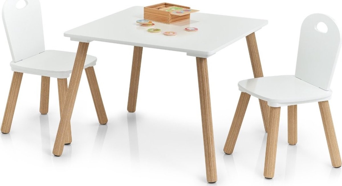 Sturdy Children's Table Set with Chairs - Kids' Drawing Table