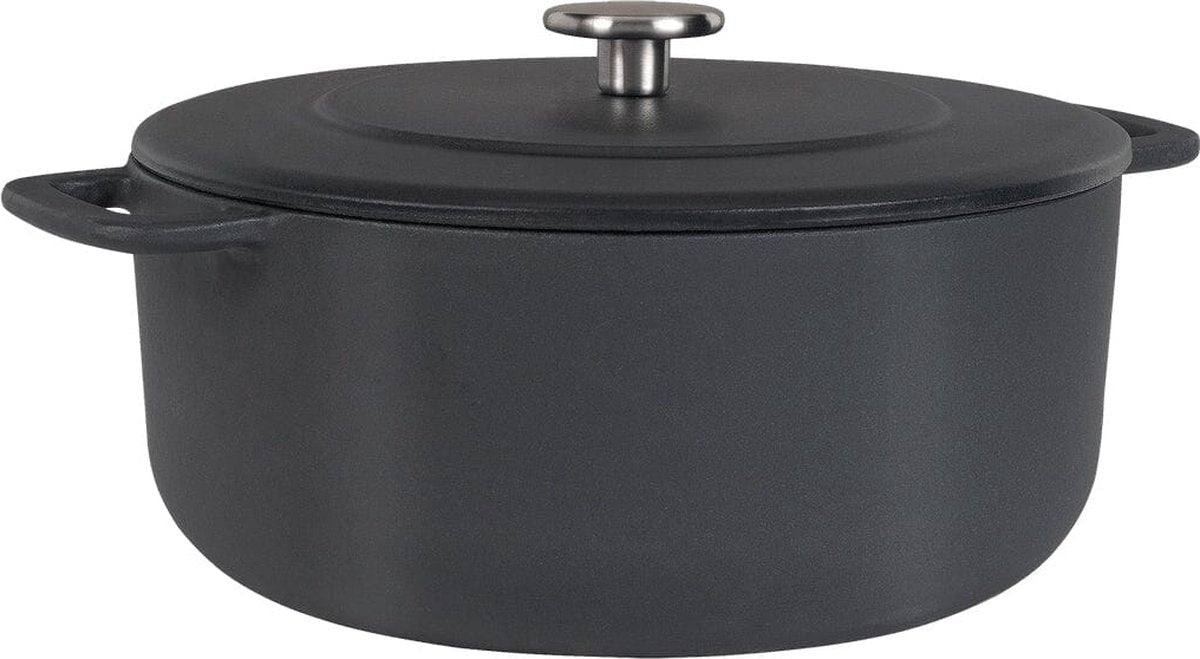 Combekk Sous Chef gietijzeren braadpan - 24cm - zwart