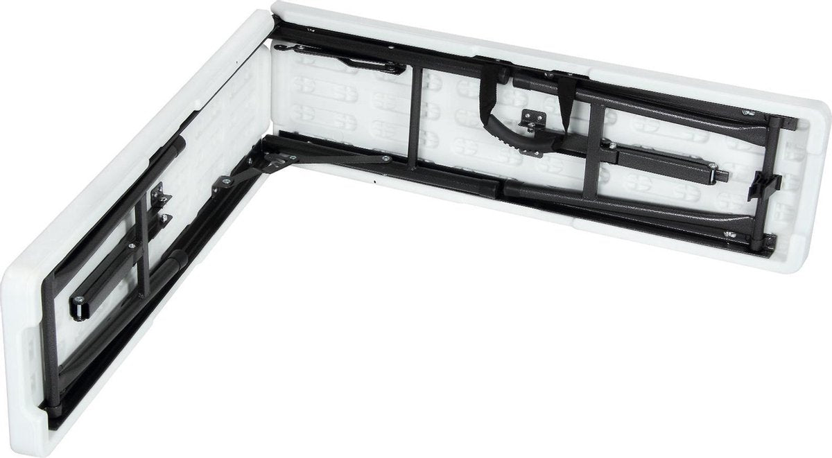 Tuintafelset Inklapbaar - 8 Persoons - Picknicktafel - Set van 2 stuks - Wit