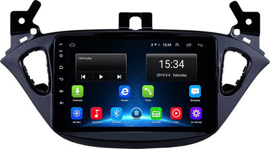 Navigatieradio Opel Corsa E en Adam, Android, Apple Carplay, 8 inch scherm, GPS, wifi, bluetooth