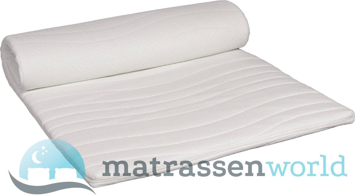 Topdekmatras - Topper NASA Traagschuim - 190 x 200 cm dikte ca. 7 cm