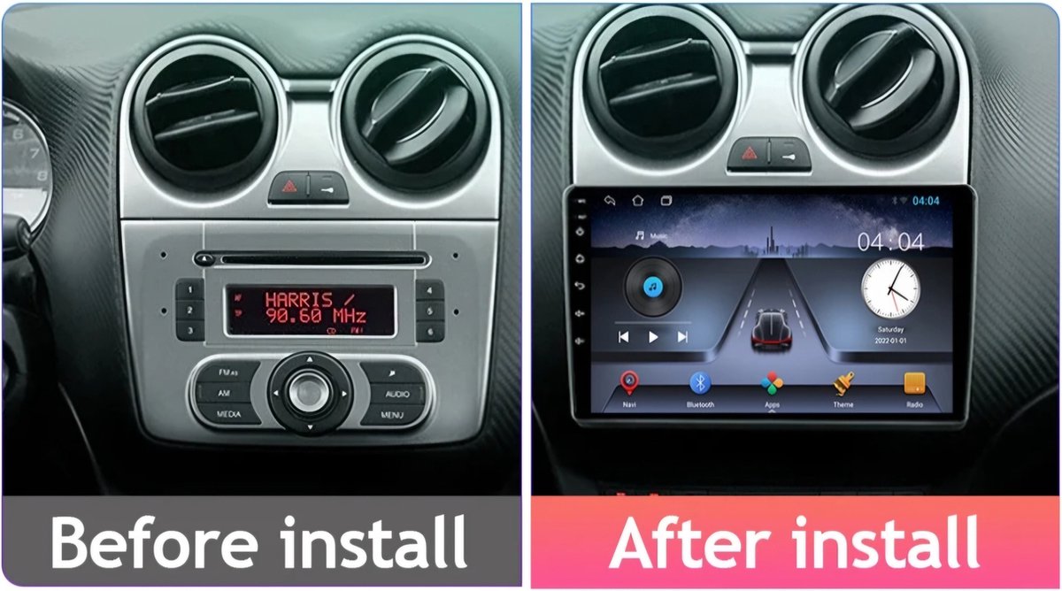 Alfa Romeo Mito | 2008 - 2016 | Carplay & Android auto | 2GB & 32GB | Autoradio met navigatie | Radioscherm | 2008 2009 2010 2011 2012 2013 2014 2015 2016 | Alfaromeo 955