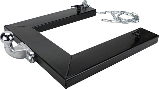 Shunting aid for double trailers/forklifts 14cm with safety chain