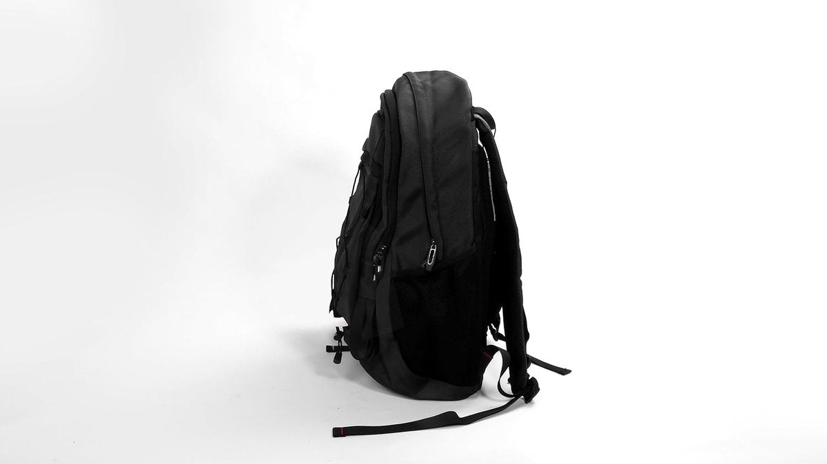 Herenrugzak, 40 liter, wandelrugzak, trekkingrugzak, waterdichte reisrugzak, uniseks, volwassenen, waterbestendig, outdoor rugzak voor klimmen, kamperen, paardrijden, reizen, Zwart 40 l