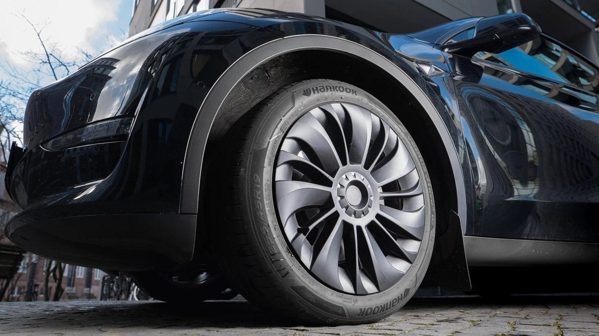MHDW - Wieldoppen Geschikt voor Tesla Model Y Zwarte Performance Turbine wieldoppen set - Sportieve upgrade voor 19 inch Gemini velgen - Auto Exterieur Accessoires Nederland en België