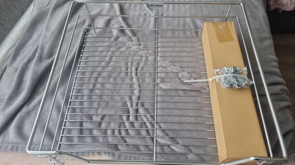 NP Kitchen - 2 x Inbouw Schuiflades Voor Keukenkast - Organizer - Organizers - 60 cm - Keukenlade - Keukenlade Organizer - Met ComfortSlide Geleiderails - Schuiflade 60cm - Keuken Schuiflades