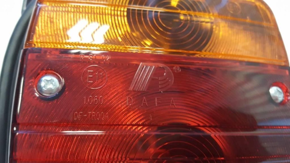 Complete light bar for trailer with 9 meter cable - 122 cm - 7 pole