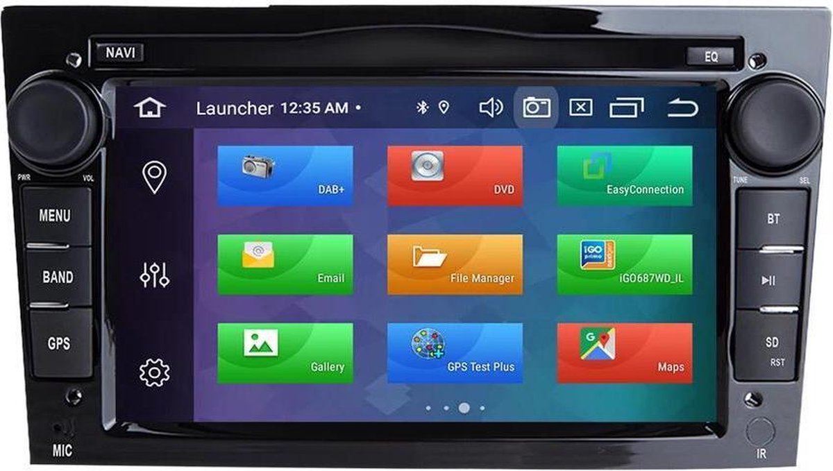 GRATIS CAMERA!! Opel (2002-2014) Android 10.0 navigatie 2GB+32GB DVD Speler Opel Corsa Astra Agila Vectra Antara Vivaro Combo Meriva Zafira Signum Tigra Twintop ZWART