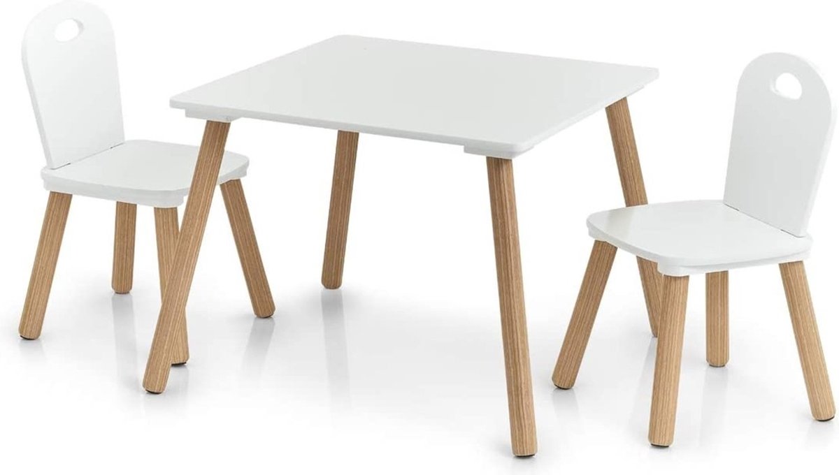 Sturdy Children's Table Set with Chairs - Kids' Drawing Table