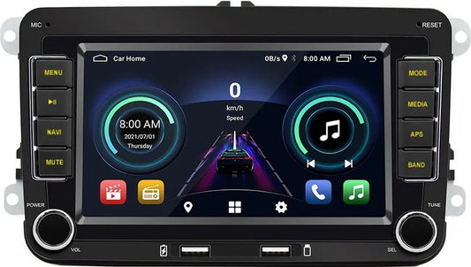 Autoradio - Android Carplay - Bluetooth Radio - Skoda Octavia Volkswagen Golf 5 6 Touran Passat Polo Jetta