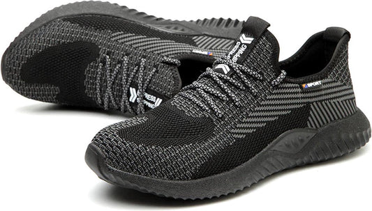 Safety shoes - 38 - S1P - Safety footwear - Women / Men - Work shoes for odd jobs - Shoes for work - Sneakers - Protective shoes - Anti-impact - Puncture-resistant sole - Anti-slip - Steel toe cap - Protective sole