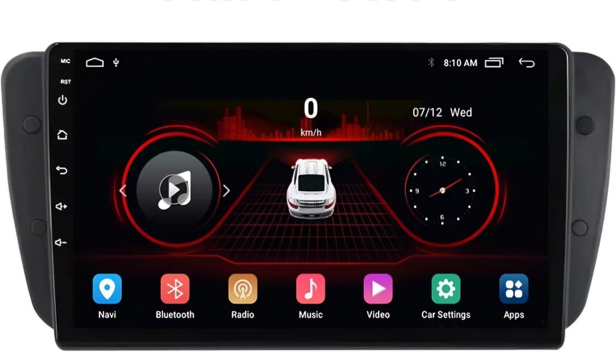 Seat Ibiza 6J 2008 - 2015 | 1GB & 16GB | Autoradio met navigatie | Radioscherm | 2008 2009 2010 2011 2012 2013 2014 2015
