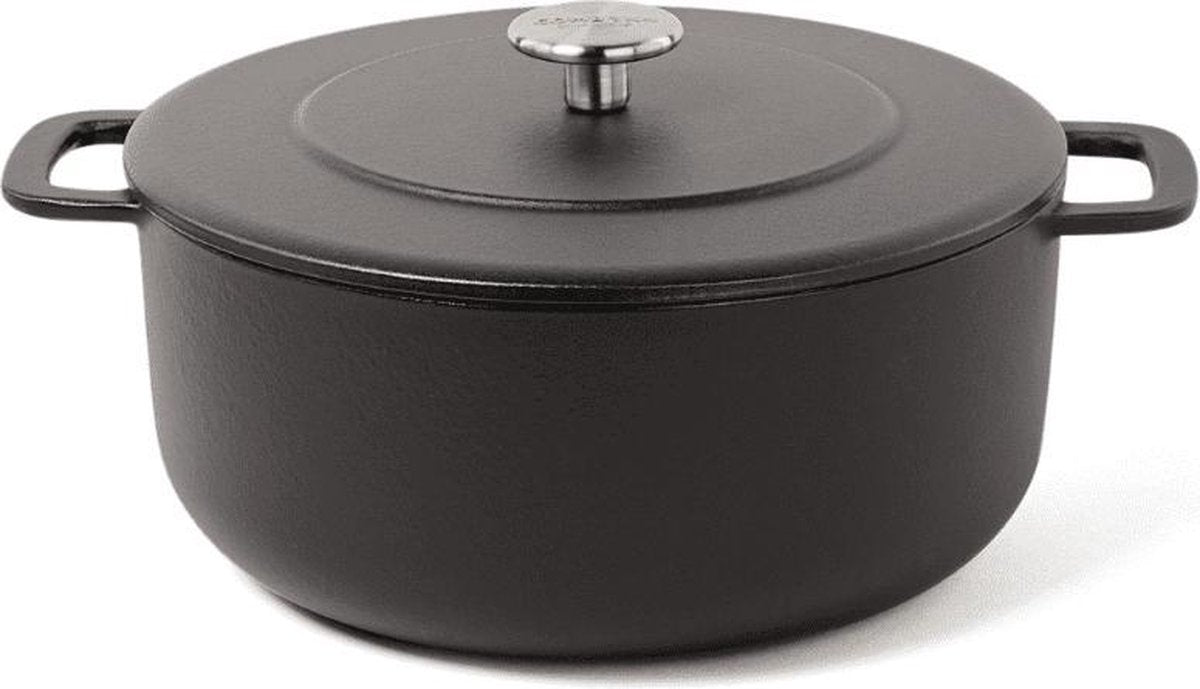 Combekk Sous Chef gietijzeren braadpan - 24cm - zwart
