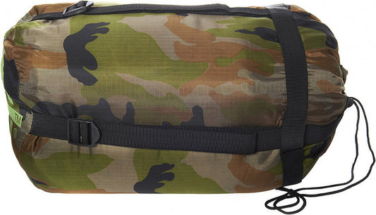 Warm single mummy sleeping bag with camouflage/army print 230 x 80 cm - Camping and outdoor items - Mummy sleeping bags