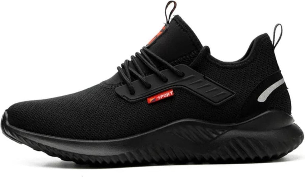 Safety shoes size 42 - work shoes - non-slip - steel toe cap - breathable reflective