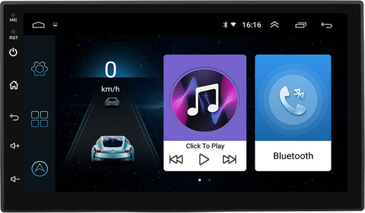 Android Autoradio GPS - MP5 - Mirrorlink Android & iOS - AUX/USB/WIFI/Bluetooth