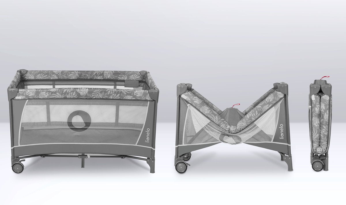 Lionelo Flower - Meegroeibed - Co-sleeper - LockGuard - Draagtas - 2-in-1