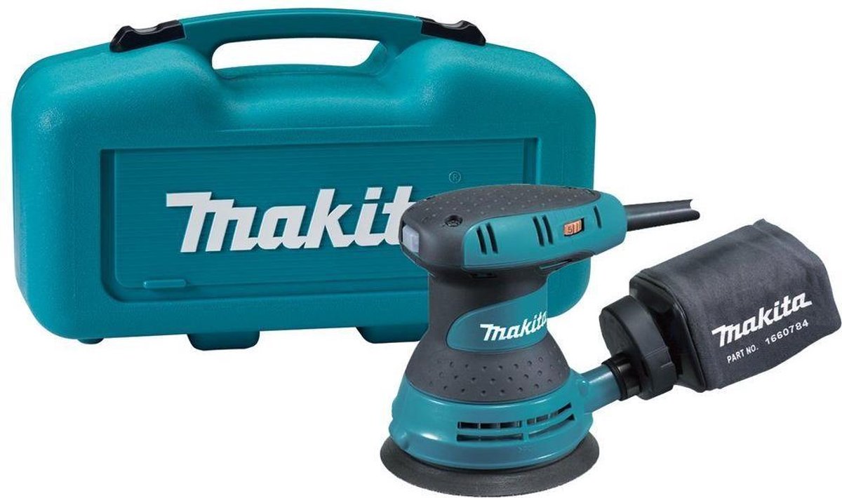 Makita BO5031K 125 mm Excenterschuurmachine in Koffer 230V