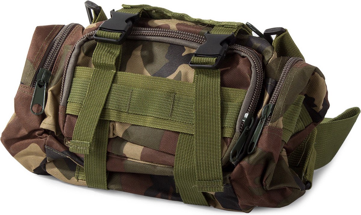 Militaire survival rugzak - Tactical backpack - 48,5 liter - 50x55x16 cm - Camouflage rugtas - Camel - Wandelrugzak - Groen - Waterdicht