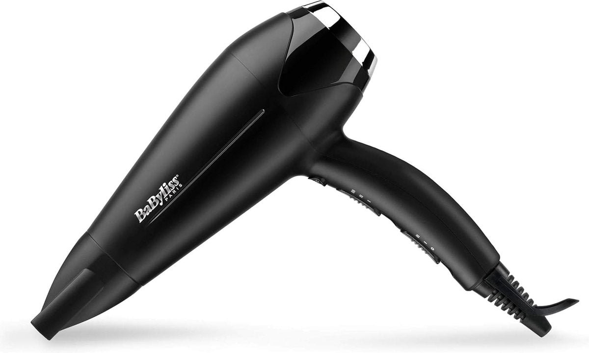 Turbo Smooth 2200 föhn met diffuser, ionische anti-frizz functie en keramische technologie