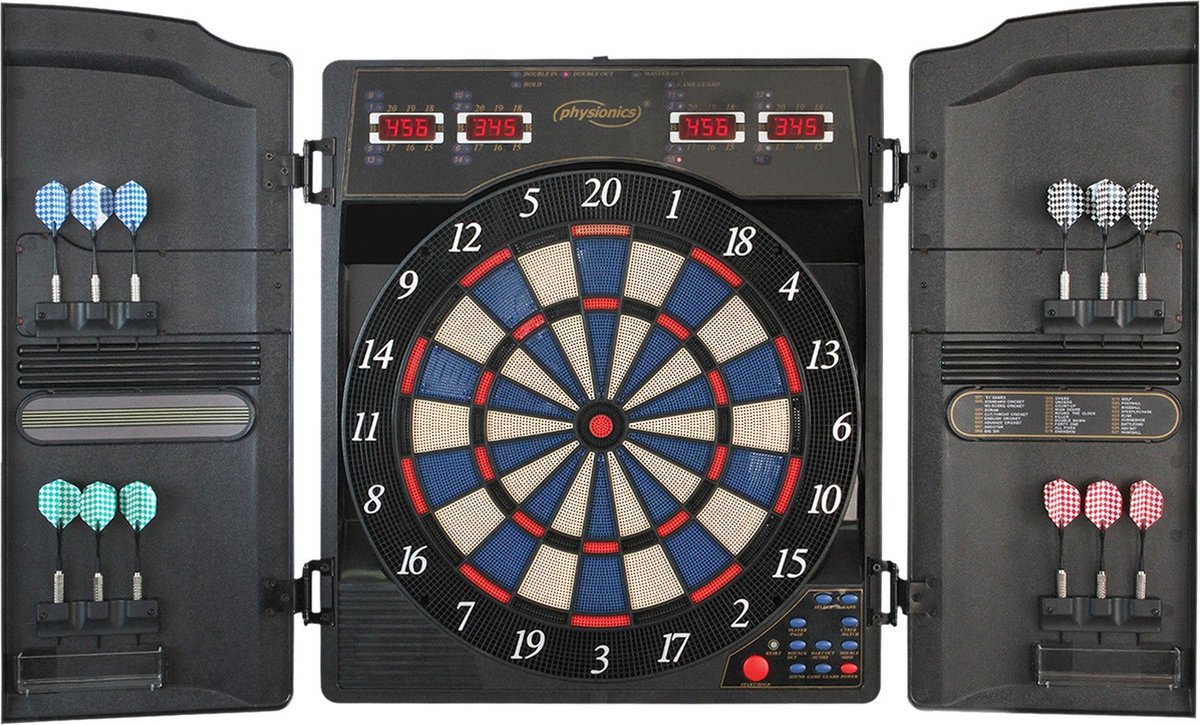 Electronic dartboard - 100 game variations - Incl 12 darts