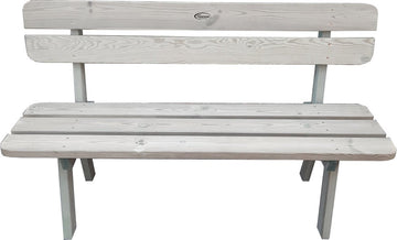 Comfortabele Houten Tuinbank - GEIMPREGNEERDE Zitbank â€“ 120x55x87cm - Landelijke Tuin Banken