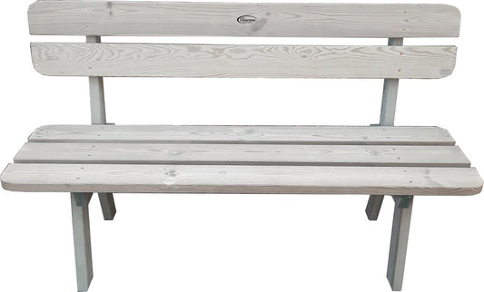 Comfortabele Houten Tuinbank - GEÏMPREGNEERDE Zitbank – 120x55x87cm - Landelijke Tuin Banken