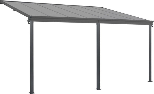 Terrasdak / Overkapping - Borneo - 5 x 3 m - Grijs
