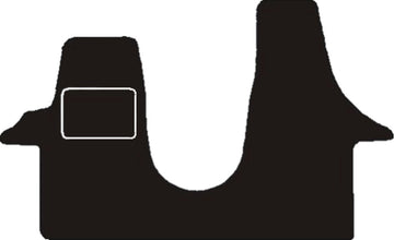 Tip-it - Automatten VW Transporter T5/T6 2003 - 2022 - Perfecte pasvorm - Doorlopende voormat