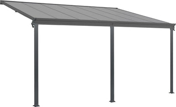 Terrasdak / Overkapping - Borneo - 5 x 3 m - Grijs