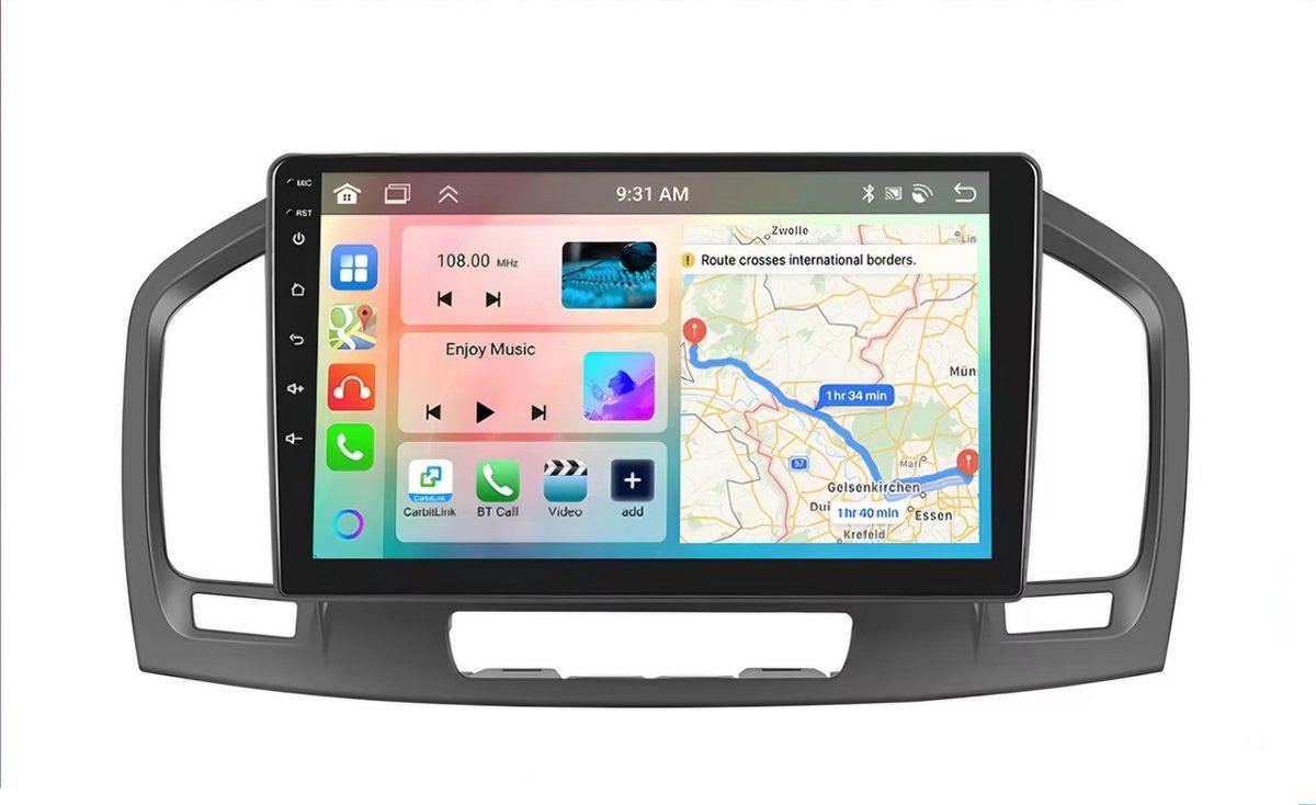Opel Insignia | 2013 - 2018 | Carplay & Android auto | 2GB & 32GB | Autoradio met navigatie | Radioscherm | 2013 2014 2015 2016 2017 2018