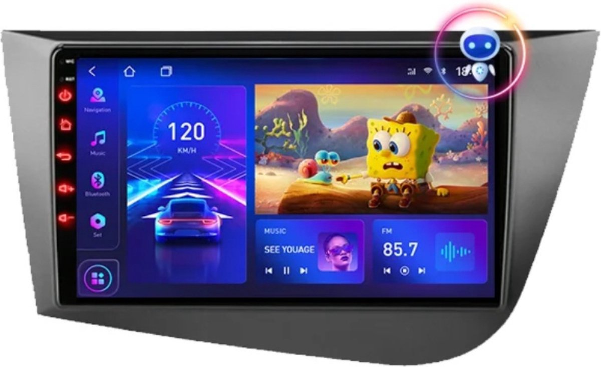 Seat Leon 2005 - 2012 | Carplay & Android auto | 2GB & 32GB | Autoradio met navigatie | radioscherm | 2005 2006 2007 2008 2009 2010 2011 2012 | 1P | Mk2