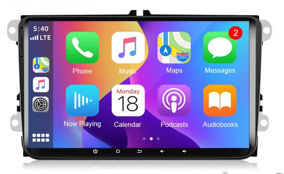 Carplay & Android auto | 2GB & 32GB | Vw volkswagen Golf 5 & 6 Polo Caddy Jetta T5 Touran Passat Transporter scirocco Eos | Autoradio met navigatie | Radioscherm | 2003 2004 2005 2006 2007 2008 2009 2010 2011 2012 2013 2014 2015 | 6r 6c plus cc RNS