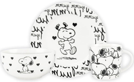 Breakfast set 3 pieces with Snoopy - United Labels Peanuts plates set