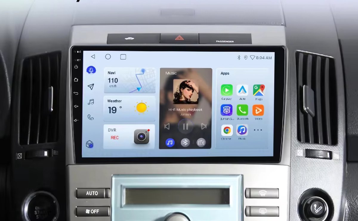 Toyota Corolla Verso | 2004 - 2010 | 1GB & 16GB | Autoradio met navigatie | Radioscherm | 2004 2005 2006 2007 2008 2009 2010 | AR10