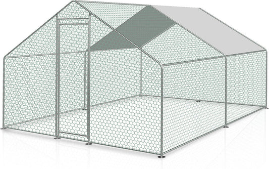 kippenren kippenhok buitenverblijf 3x3x2 m