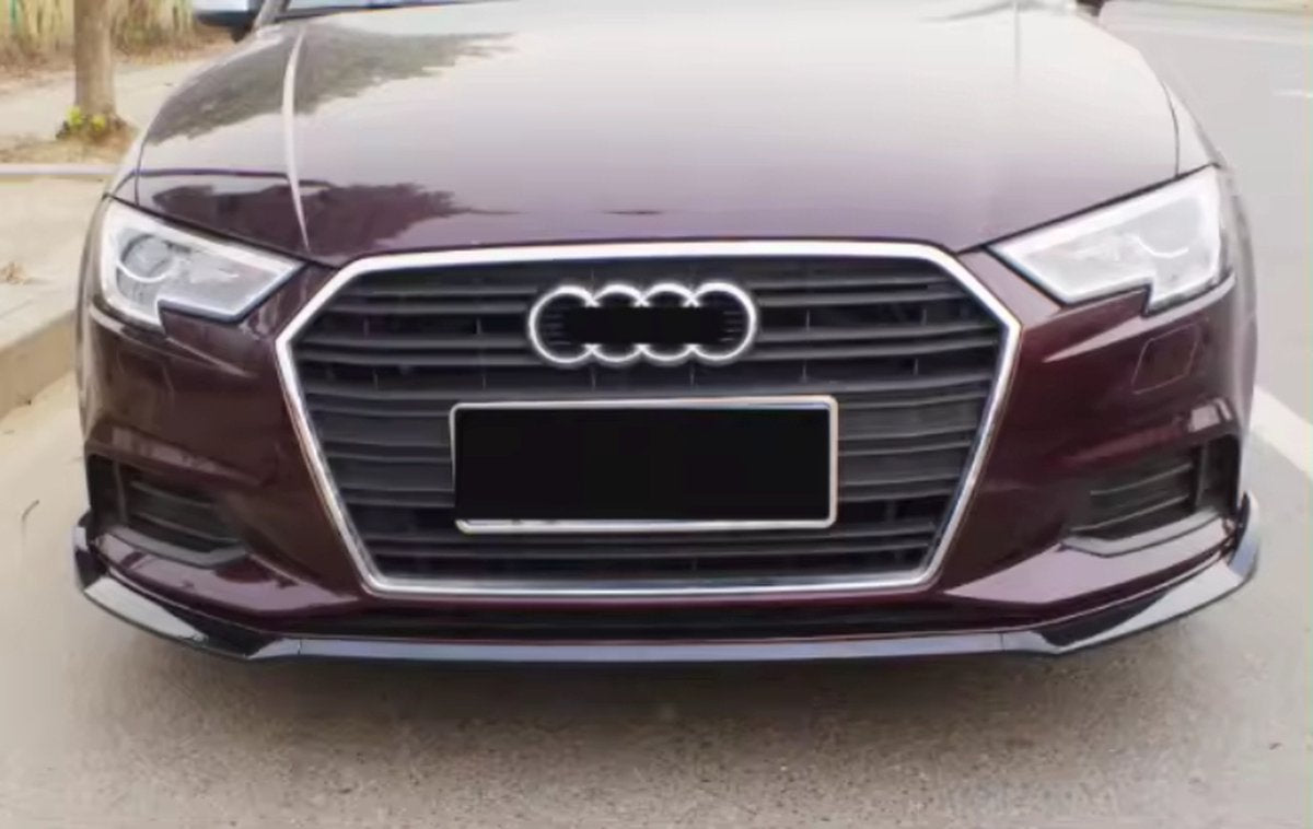 Audi A3 8V (2013-2016) RS Look Voorspoiler Glanzend Zwart