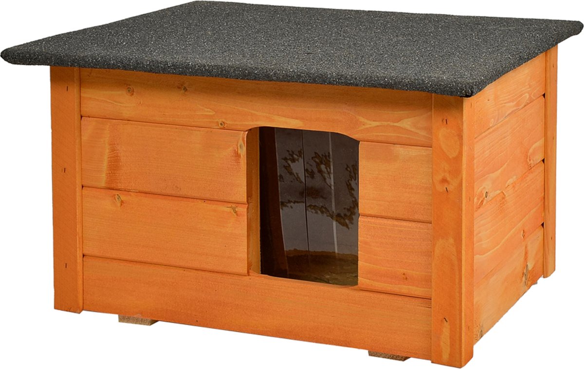 Isolated wooden kennel - Dog kennel for small dog