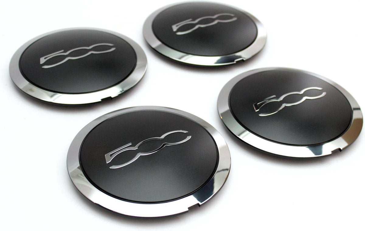 Naafdoppen set 4 stuks Fiat 500