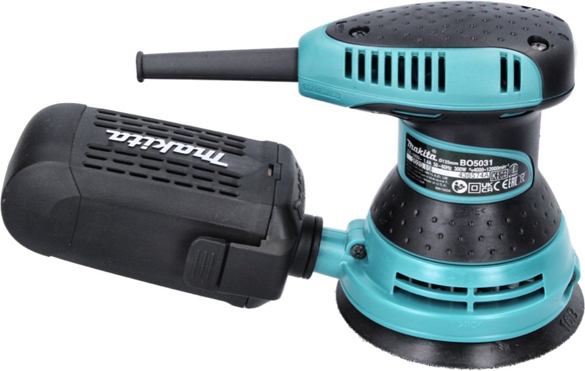 Makita BO5031K 125 mm excenterschuurmachine in koffer 230V