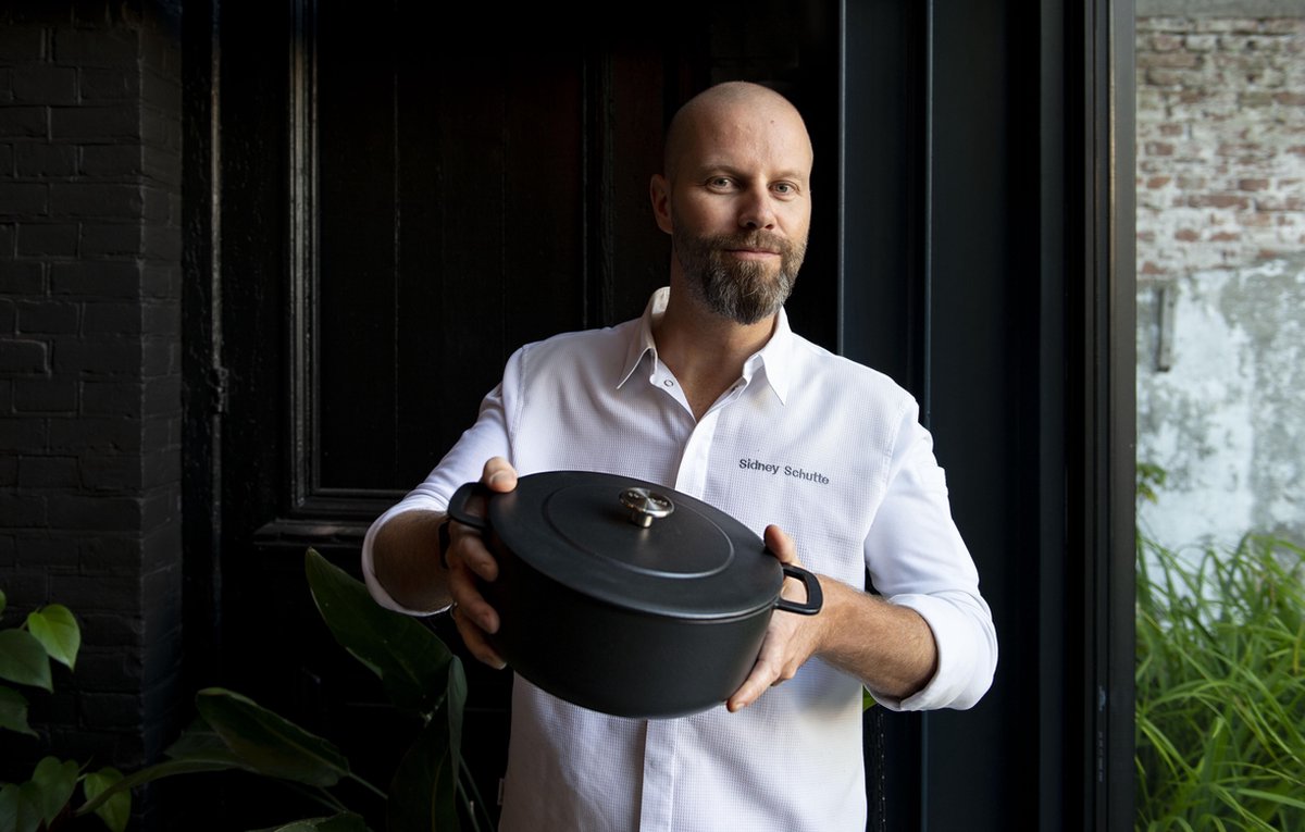 Combekk Sous Chef gietijzeren braadpan - 24cm - zwart
