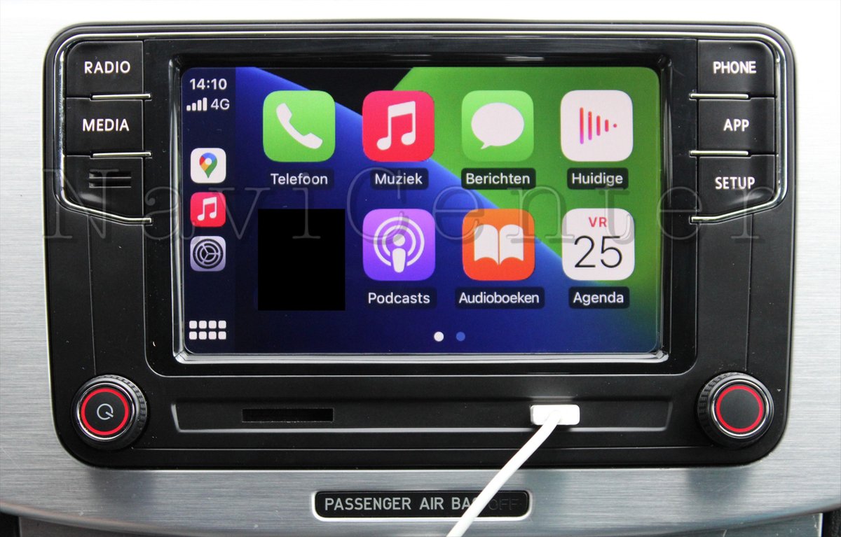 RCD CarPlay autoradio voor Volkswagen Golf 6 Polo 6r Passat Jetta Caddy Eos Transporter Tiguan Touran Scirocco vanaf bouwjaar 2010