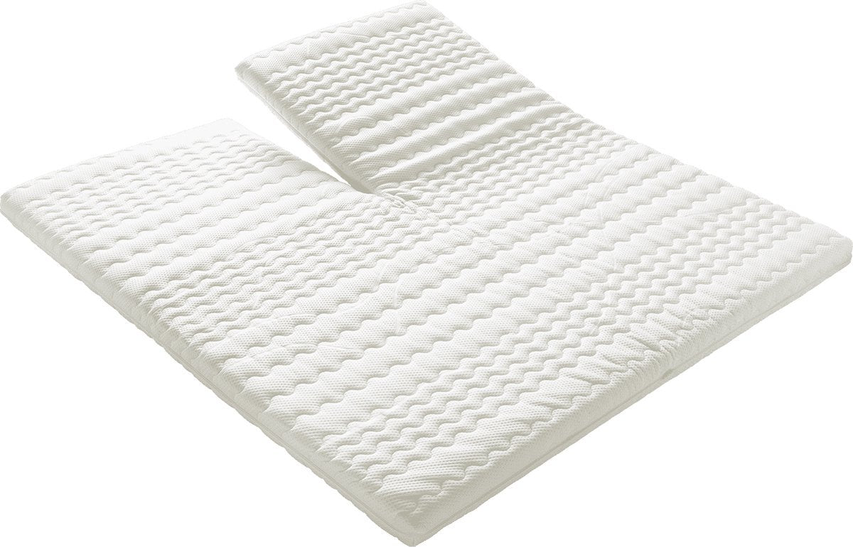 Split Topper - Topdekmatras - Nasa Hybride Traagschuim 180x200 9 cm dik Actie!!!!