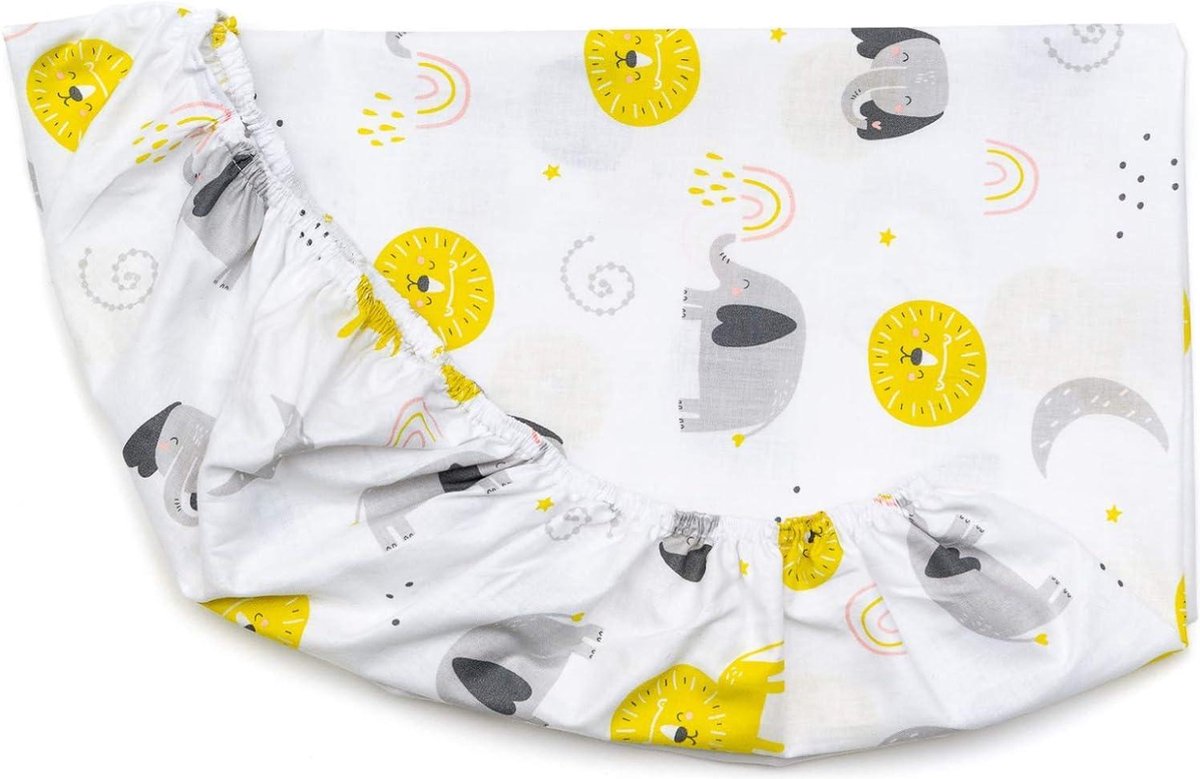 Hoeslakens Voor Wiegje Co Sleeper 3-Delige Set 90x55 cm - Waterdichte Matras Beschermer - Kinder Bedden - 100% Puur Katoen - Co Sleeper